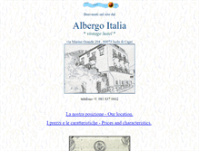 Tablet Screenshot of pensioneitaliacapri.com